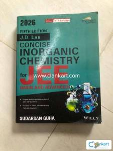 jd lee consise inorganic chemistry for jee main and advanced