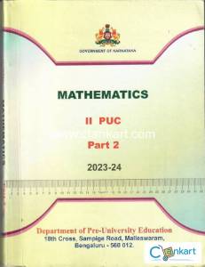 mathematics 2nd puc part 1 and part 2