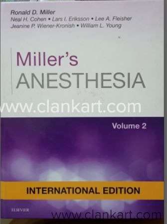 Buy 'Miller's Anesthesia International Edition, 2 Volume Set' Book In Excellent Condition At Clankart.com