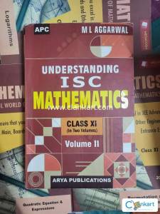 ml aggarwal maths vol 2 for class 11.(local pickup only)