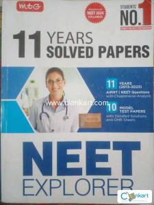 mtg NEET 11 years solved papers(2013-2023) and 10model test papers