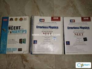 mtg NCERT fingertips for bio and ERRORLESS physics NEET class 11 n 12