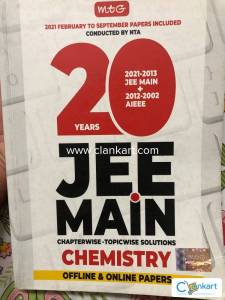 mtg chemistry jee mains 20 years question bank