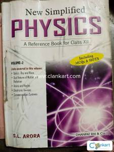 new simplified physics a reference book for class 12 volume 1&2