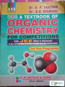 organic chemistry for competition jee mains dr o.p tandon