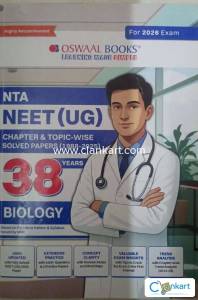 oswaal NEET ug Biology Chapterwise and topic wise solved papers