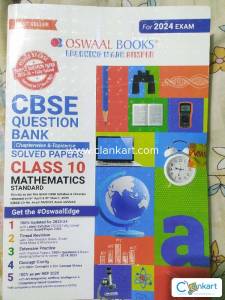 oswaal maths question bank 2023-24 for class 10
