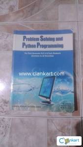 problem solving and python program for first year (B.E & B.TECH)