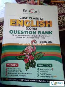 question bank of educart class 12 english year 2025 26