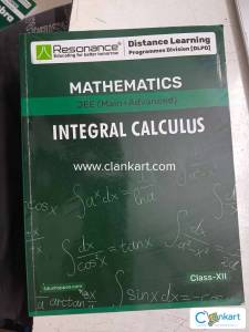 resonance 12th calculus for jee main and advanced(set of 2)