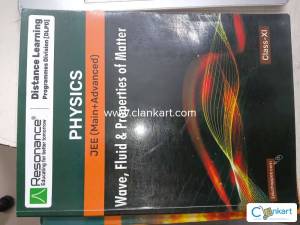 resonance physics jee main+advanced 11th books