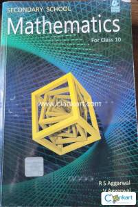 secondary school mathematics for class 10 ,RS Aggarwal ,V Aggarwal