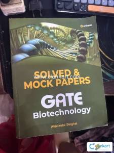 solved and mock papers gate BIOTECHNOLOGY