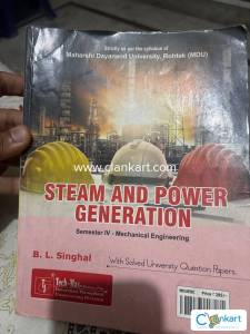 steam and power generation semester -4 mechanical