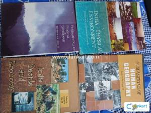 text book Ncert Geography Class 1112 Vol1+2 (4 Books) (Paperback, NCER