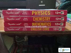 togetherwith question bank cbse and samplepapers class 12(PCM and eng)