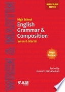 High school english grammar and composition wren and Martin