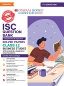 Oswal books ISC QUESTION BANK CLASS 12 question bank